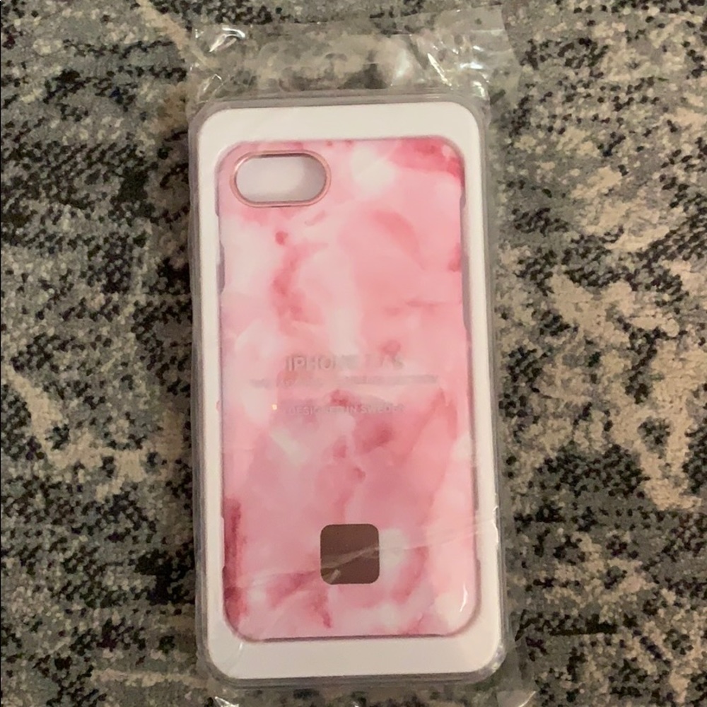 Happy Plugs iPhone 7/8 pink marble case
